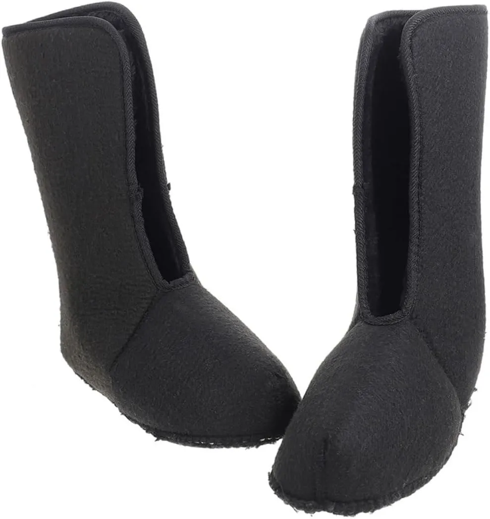1 Pair Waterproof Snow Boot Liner Winter Shoe Liners Snow Boot Liners for Male Boot Liner Thick Hiking Boot Liners Warm Boot Liners Insulated Shoe Liners Boots Plush Black