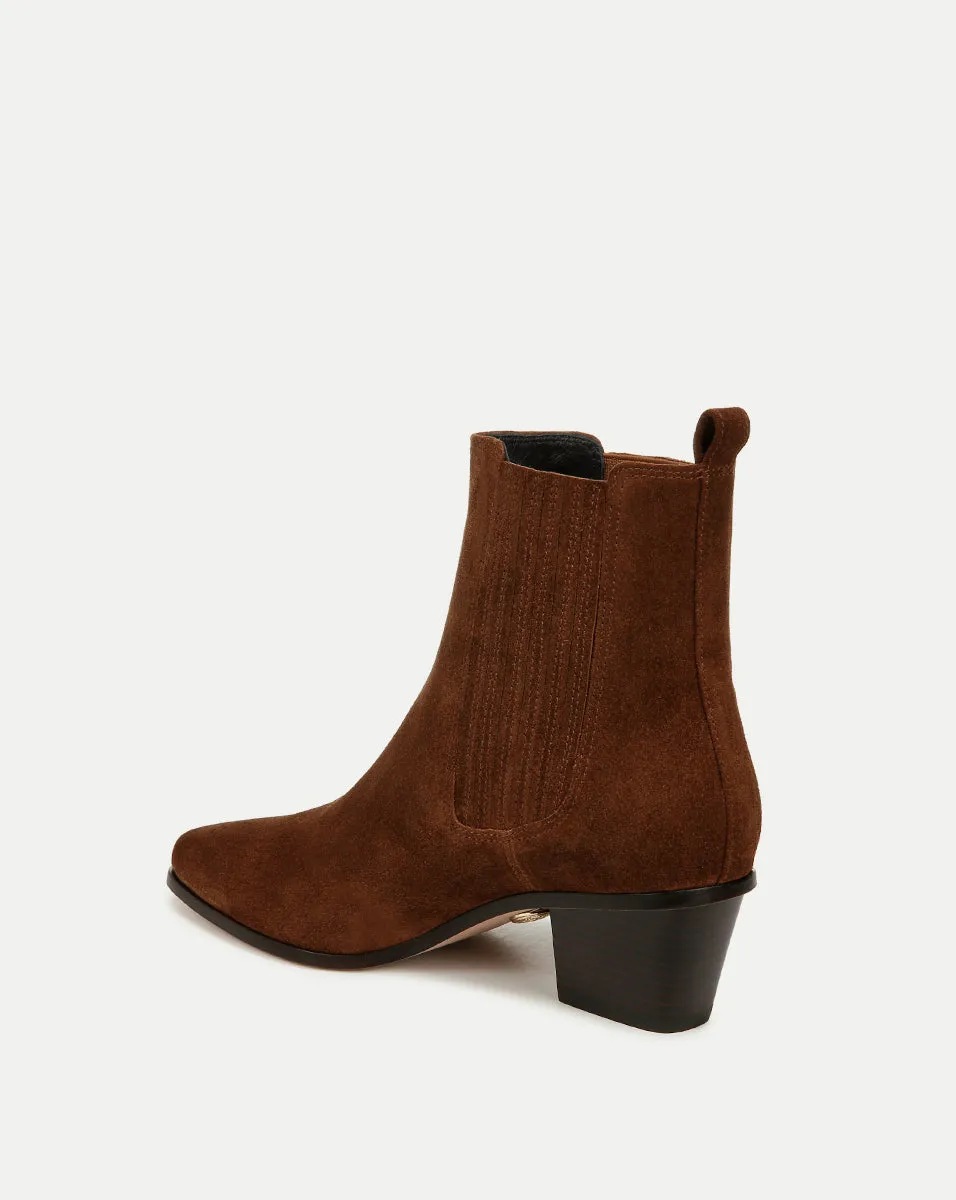 Alina Suede Bootie