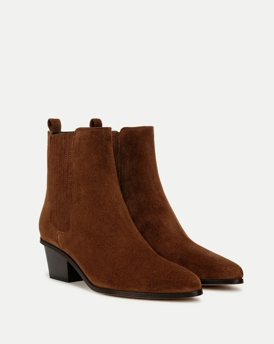 Alina Suede Bootie