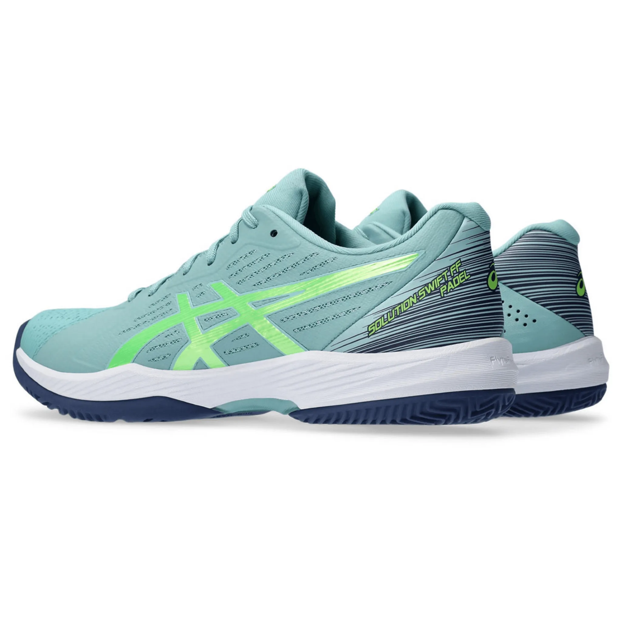 ASICS MEN'S SOLUTION SWIFT FF PADEL Teal Tint & Electric Lime