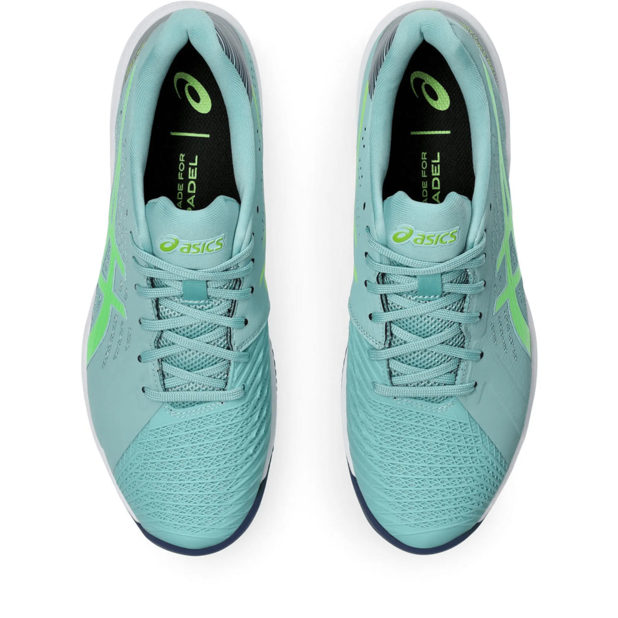 ASICS MEN'S SOLUTION SWIFT FF PADEL Teal Tint & Electric Lime