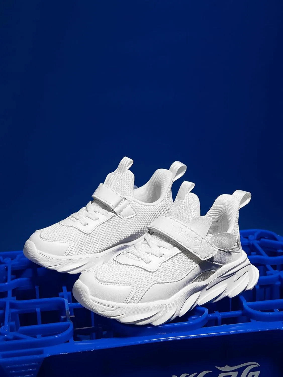 Boys' Girls' White Sneakers Tennis Running Shoes Sports Lightweight Breathable