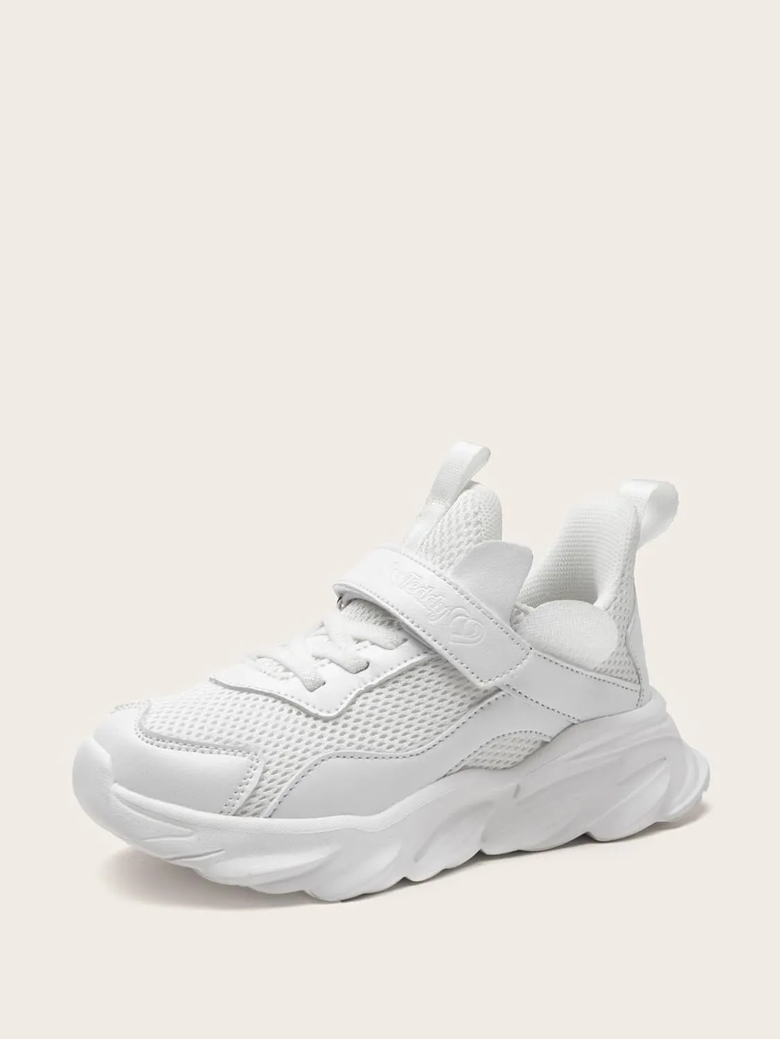 Boys' Girls' White Sneakers Tennis Running Shoes Sports Lightweight Breathable