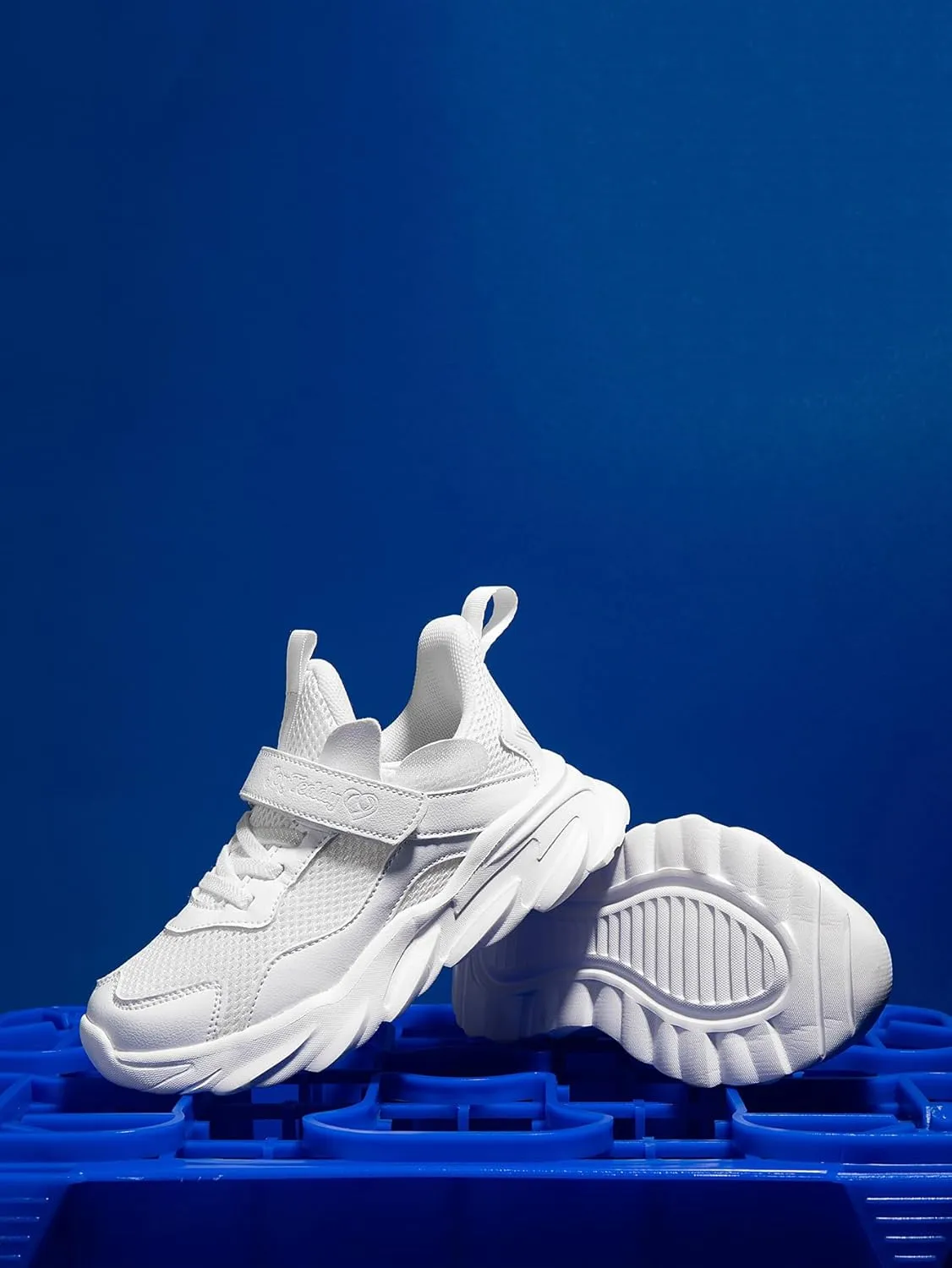 Boys' Girls' White Sneakers Tennis Running Shoes Sports Lightweight Breathable