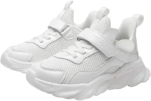 Boys' Girls' White Sneakers Tennis Running Shoes Sports Lightweight Breathable