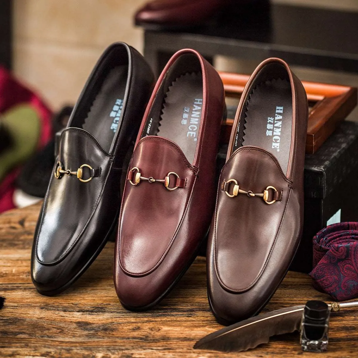 Brand new design  genuine leather loafers