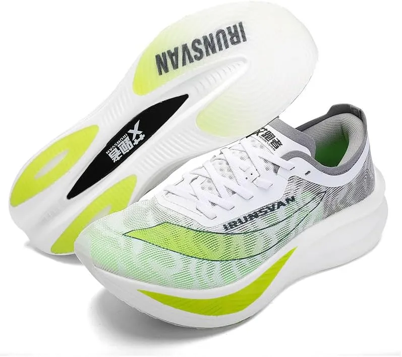 Carbon Plate Marathon Running Racing Shoes Men Professional Stable Supp ort Shock-Relief Ultra-Light Rebound Sneakers 