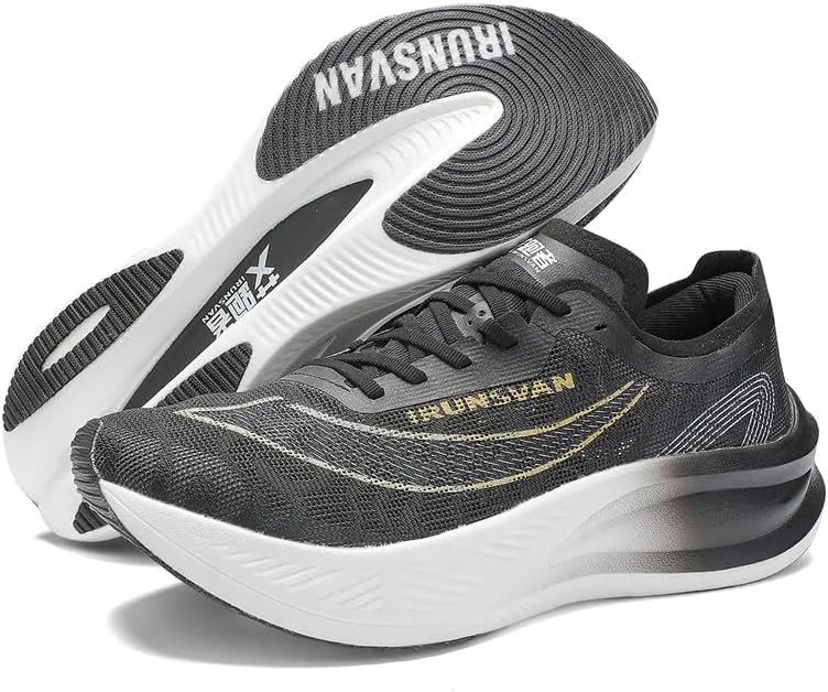 Carbon Plate Marathon Running Racing Shoes Men Professional Stable Supp ort Shock-Relief Ultra-Light Rebound Sneakers 