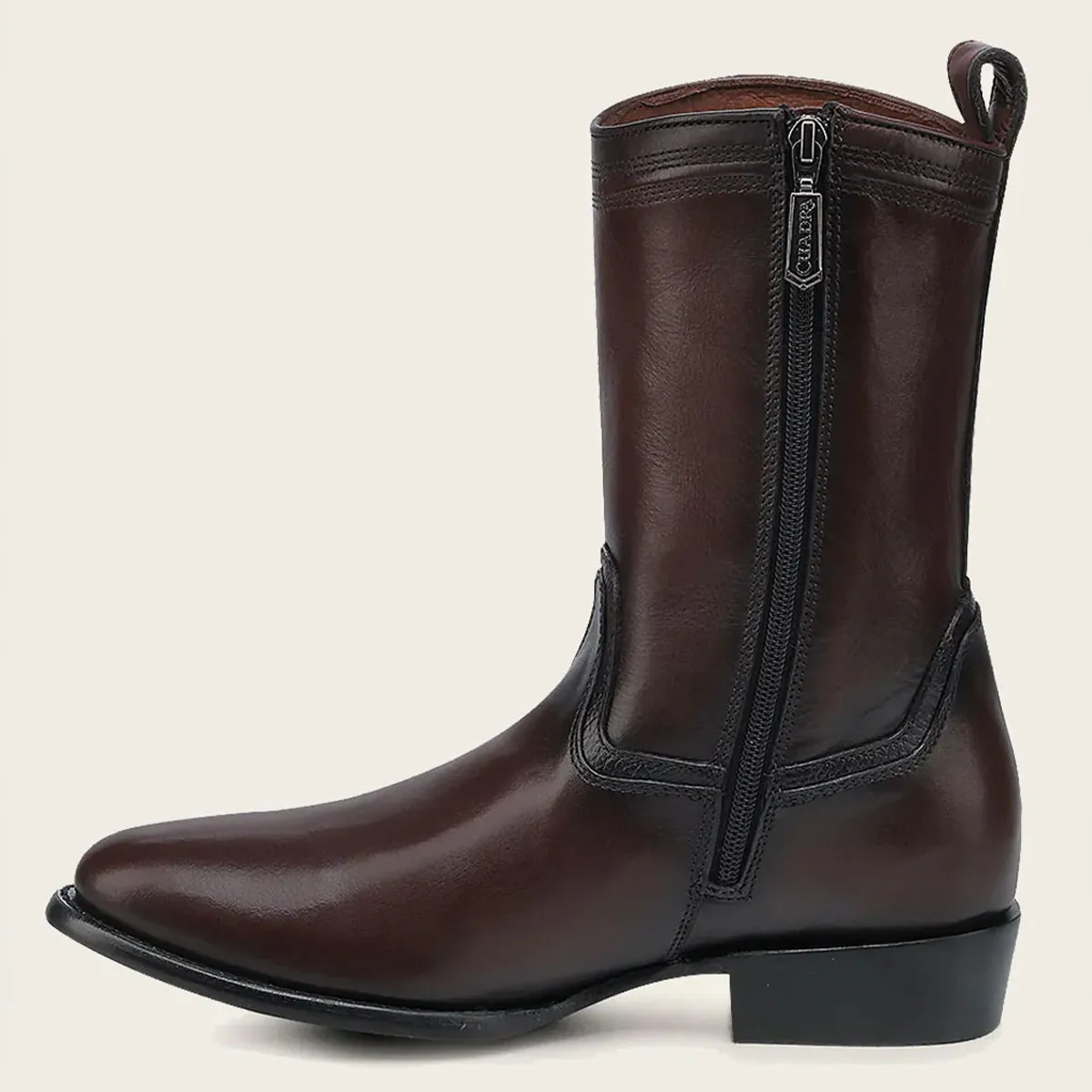 Chocolate Round Toe Deer Boot