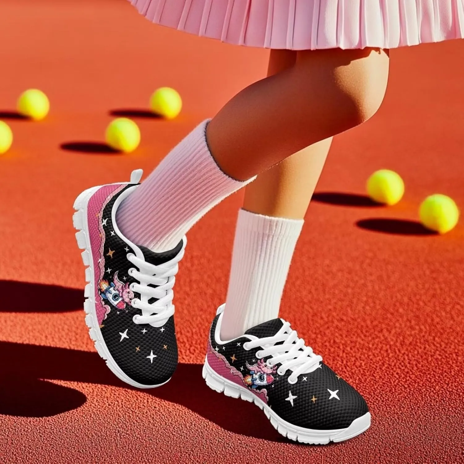 Christmas Shoes for Kids Running Sneakers Girls Tennis Shoes Boys Walking Shoes
