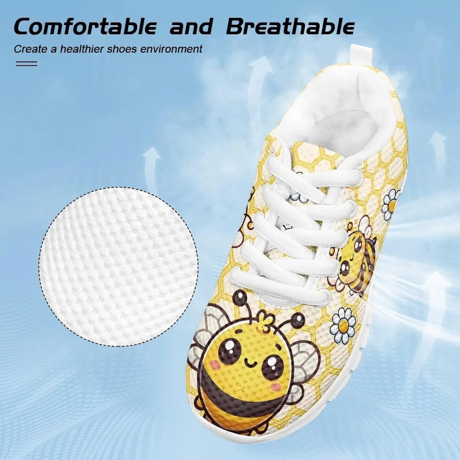 Christmas Shoes for Kids Running Sneakers Girls Tennis Shoes Boys Walking Shoes