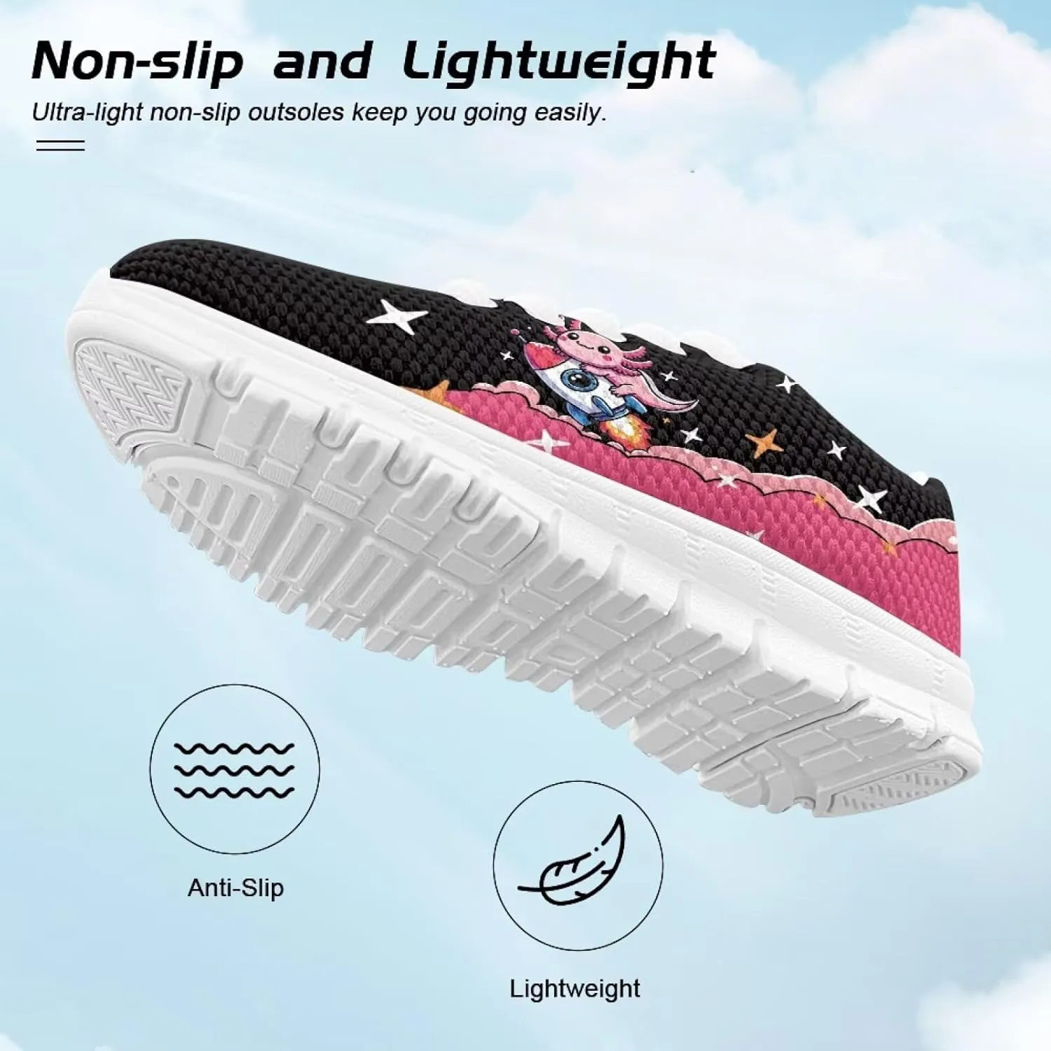 Christmas Shoes for Kids Running Sneakers Girls Tennis Shoes Boys Walking Shoes