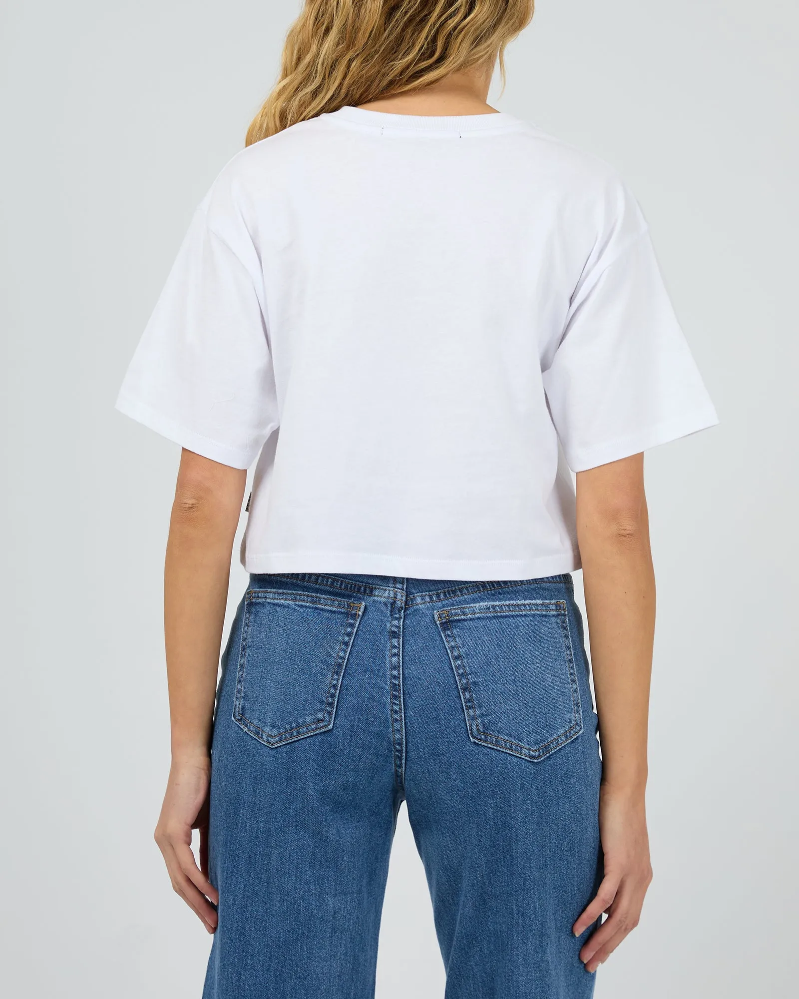 Core Crop Tee White