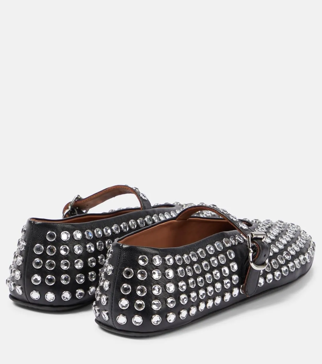 Crystal Rhinestone Ballet Flats for Women Diamond Mesh Round Toe Flat Slip On Low Heeled Flat Shoes Casual Dress Shoes