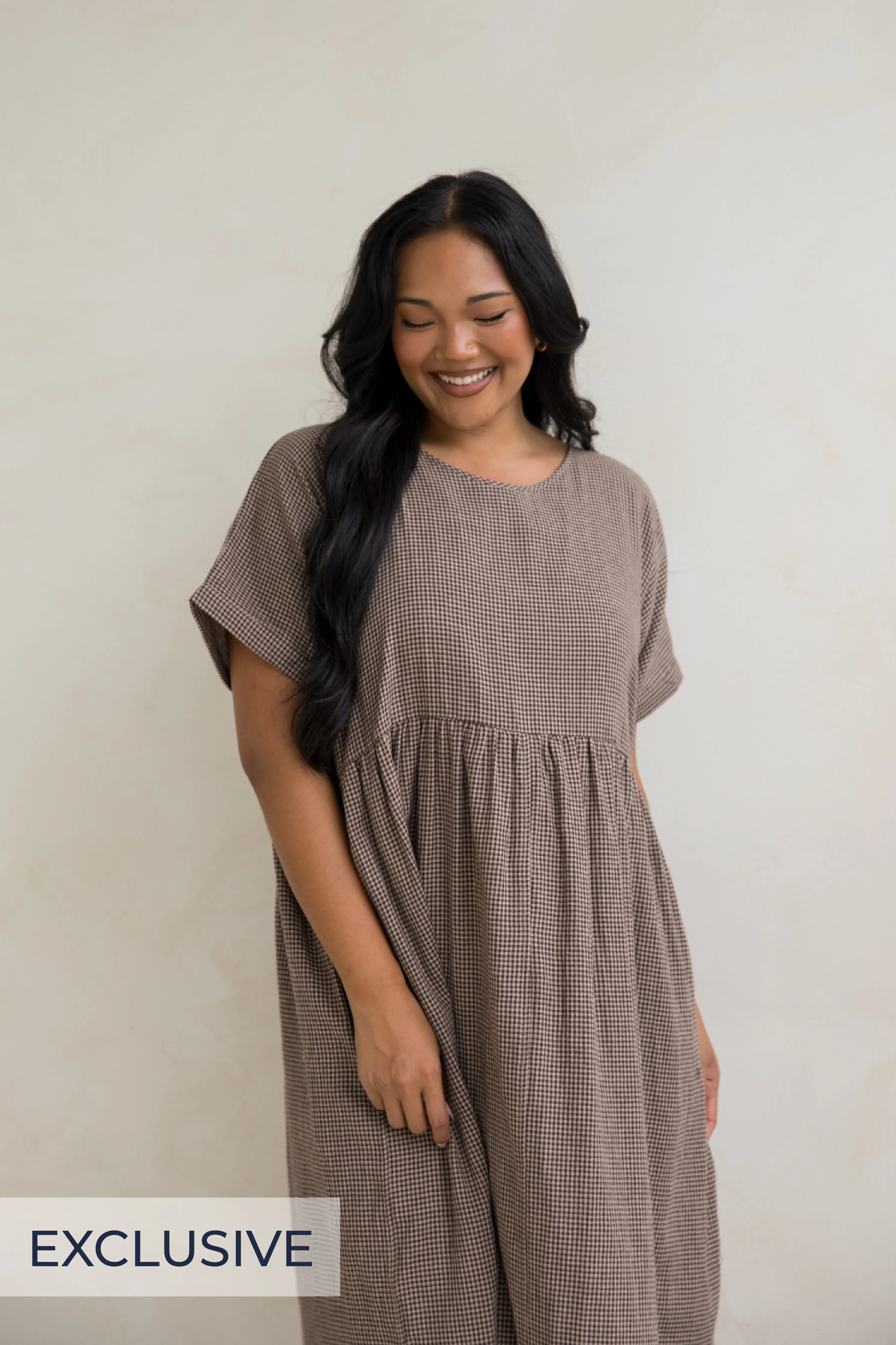 Darcy Dress | Chocolate Check