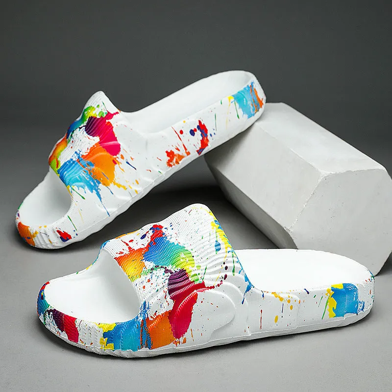 Diego Abstract Sandals