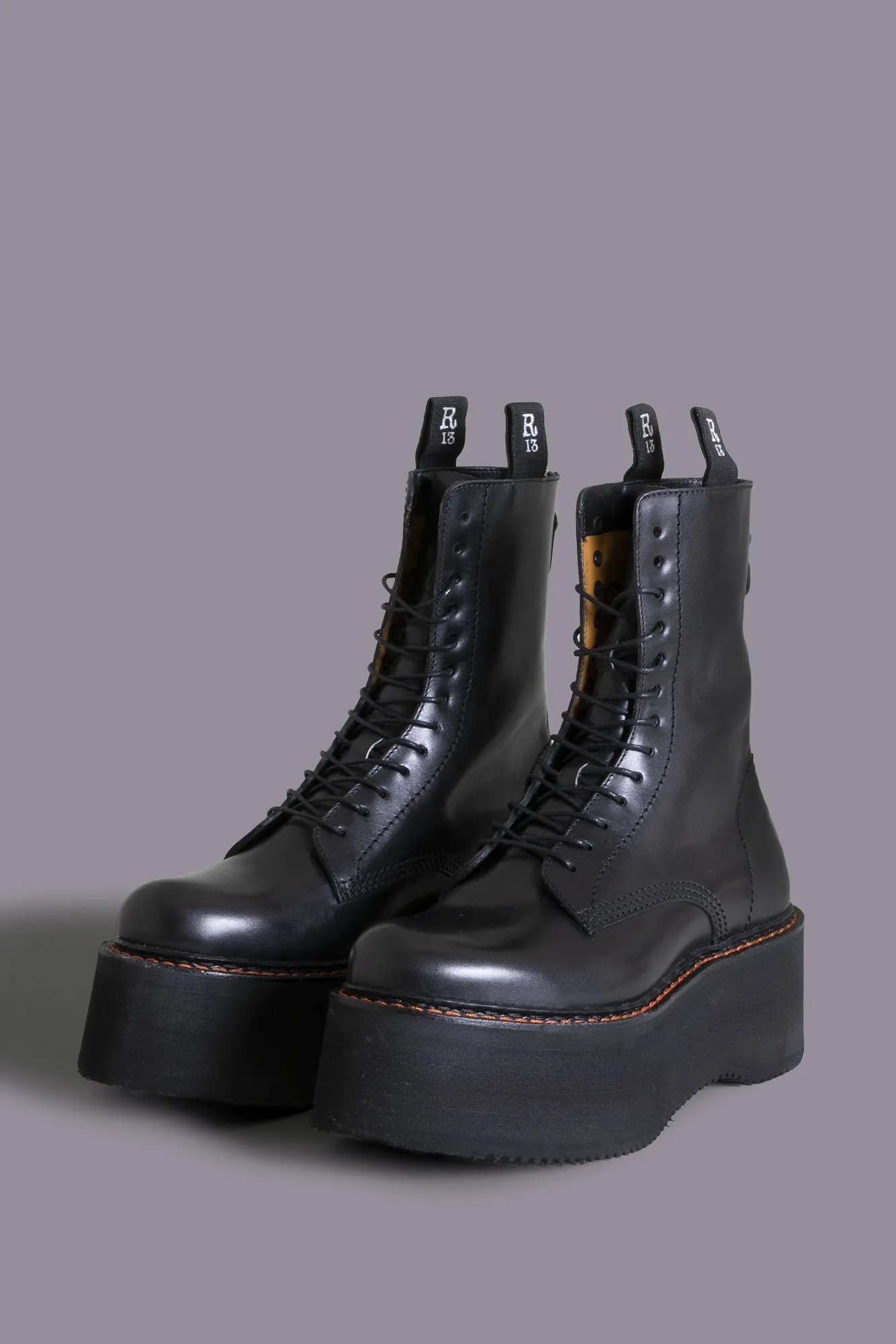 DOUBLE STACK BOOT - BLACK