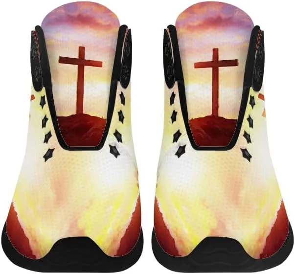 Faith Shoes for Women Men High Top Sneakers High Top Shoes Gifts for Mom Dad