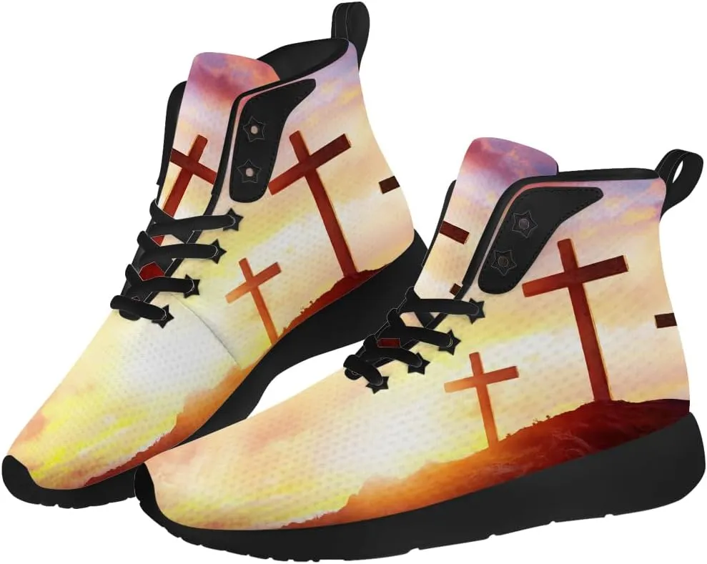 Faith Shoes for Women Men High Top Sneakers High Top Shoes Gifts for Mom Dad
