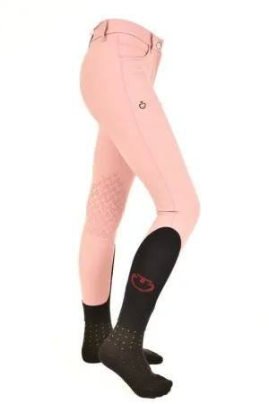 Girls Knee Grip Breeches - Dusty Rose