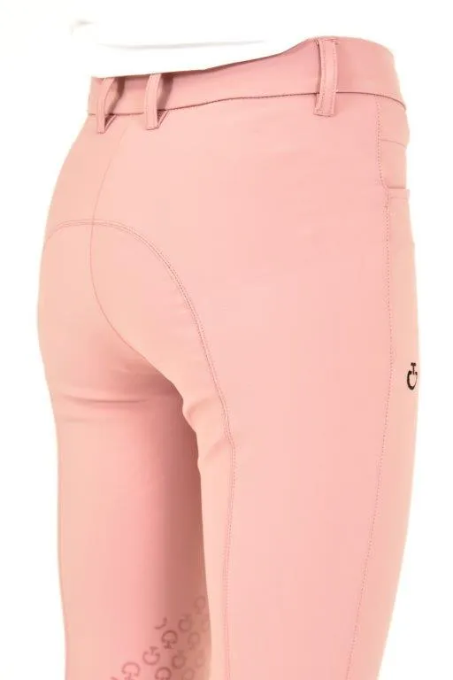 Girls Knee Grip Breeches - Dusty Rose