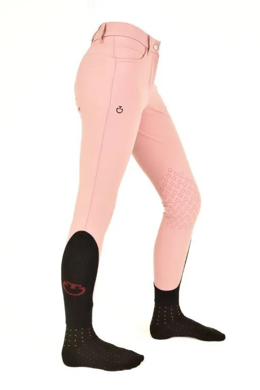 Girls Knee Grip Breeches - Dusty Rose