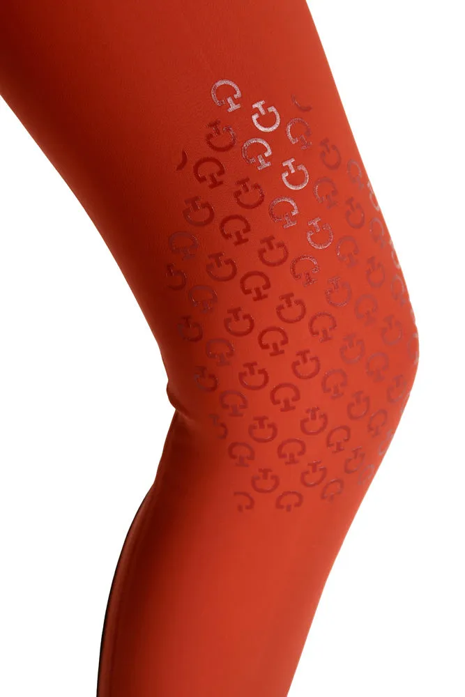 Girls Knee Grip Breeches - Terracotta