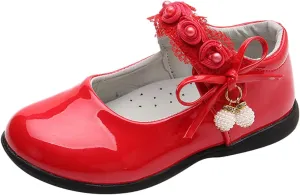 Girls Mary Jane Shoes School Kids Uniforms Flats Ballet Strap Dress Formal Slip-On Shoes Performance Shoes Youth