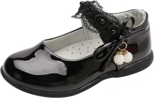 Girls Mary Jane Shoes School Kids Uniforms Flats Ballet Strap Dress Formal Slip-On Shoes Performance Shoes Youth