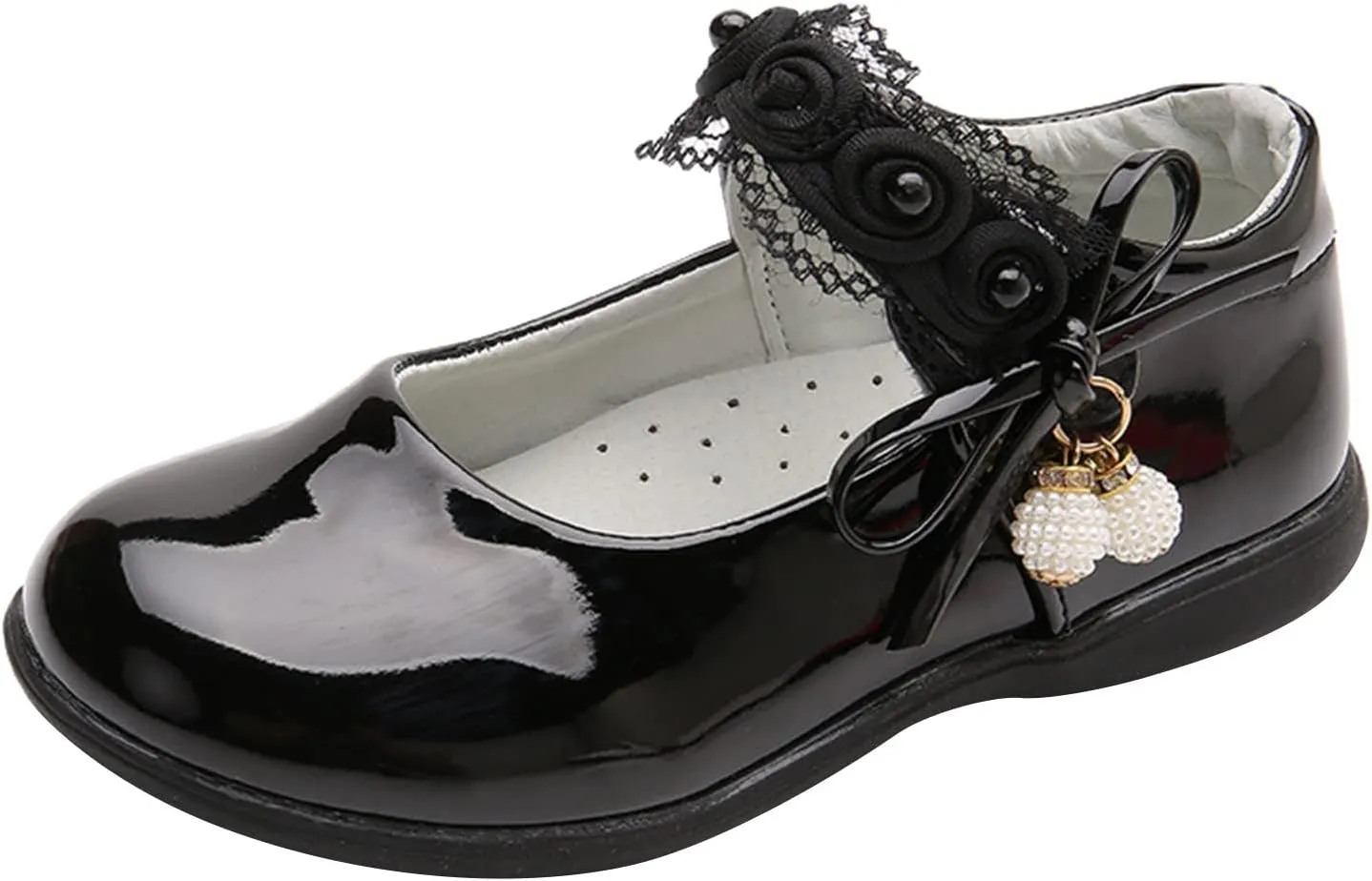 Girls Mary Jane Shoes School Kids Uniforms Flats Ballet Strap Dress Formal Slip-On Shoes Performance Shoes Youth