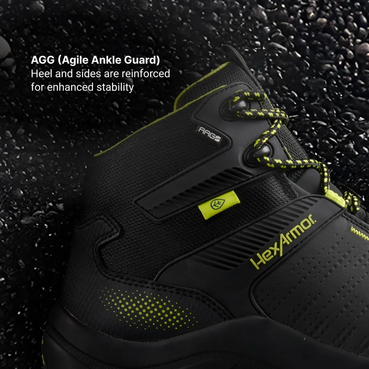 HexArmor Men's Xbase Work Boot Series, Breathable Durable Lightweight Comfortable Water Resistant Safety Construction Boots Medium Duty with Composite Toe Cap
