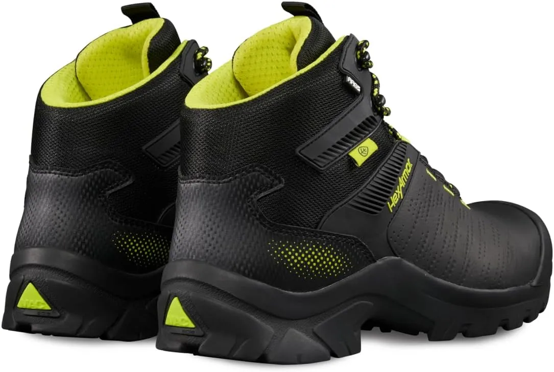 HexArmor Men's Xbase Work Boot Series, Breathable Durable Lightweight Comfortable Water Resistant Safety Construction Boots Medium Duty with Composite Toe Cap