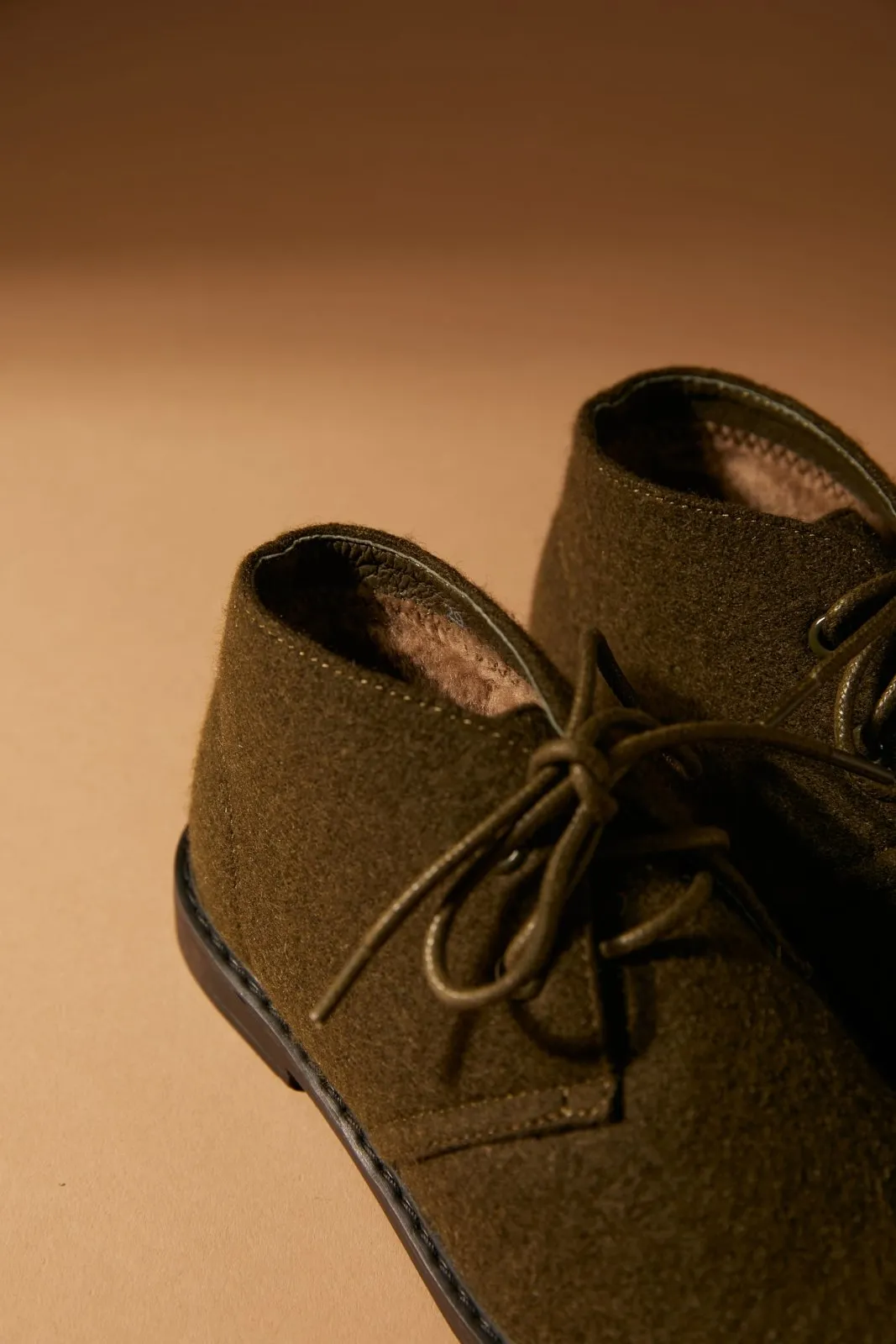Hugh Wool Khaki