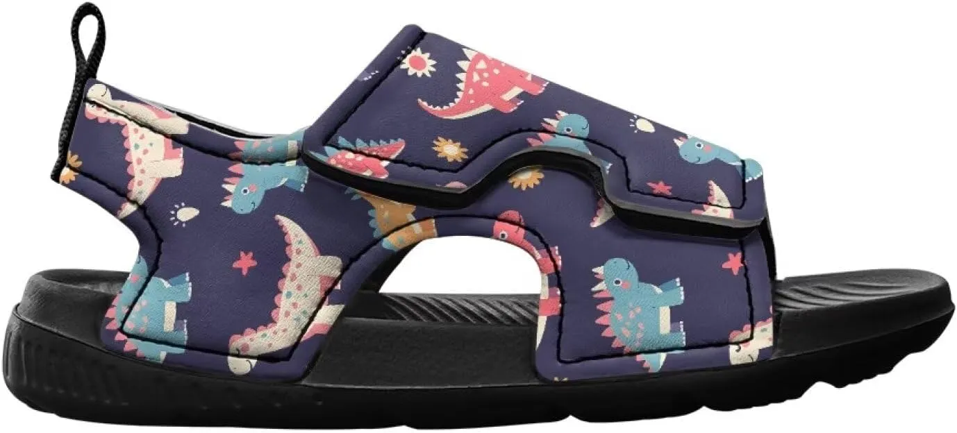 Kids Hook and Loop Sandals for Little Boys - Lightweight, Comfortable, Non-slip, Stable, for Walking and Beach