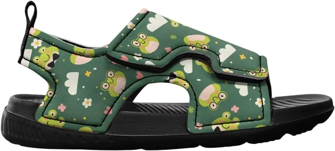 Kids Hook and Loop Sandals for Little Boys - Lightweight, Comfortable, Non-slip, Stable, for Walking and Beach