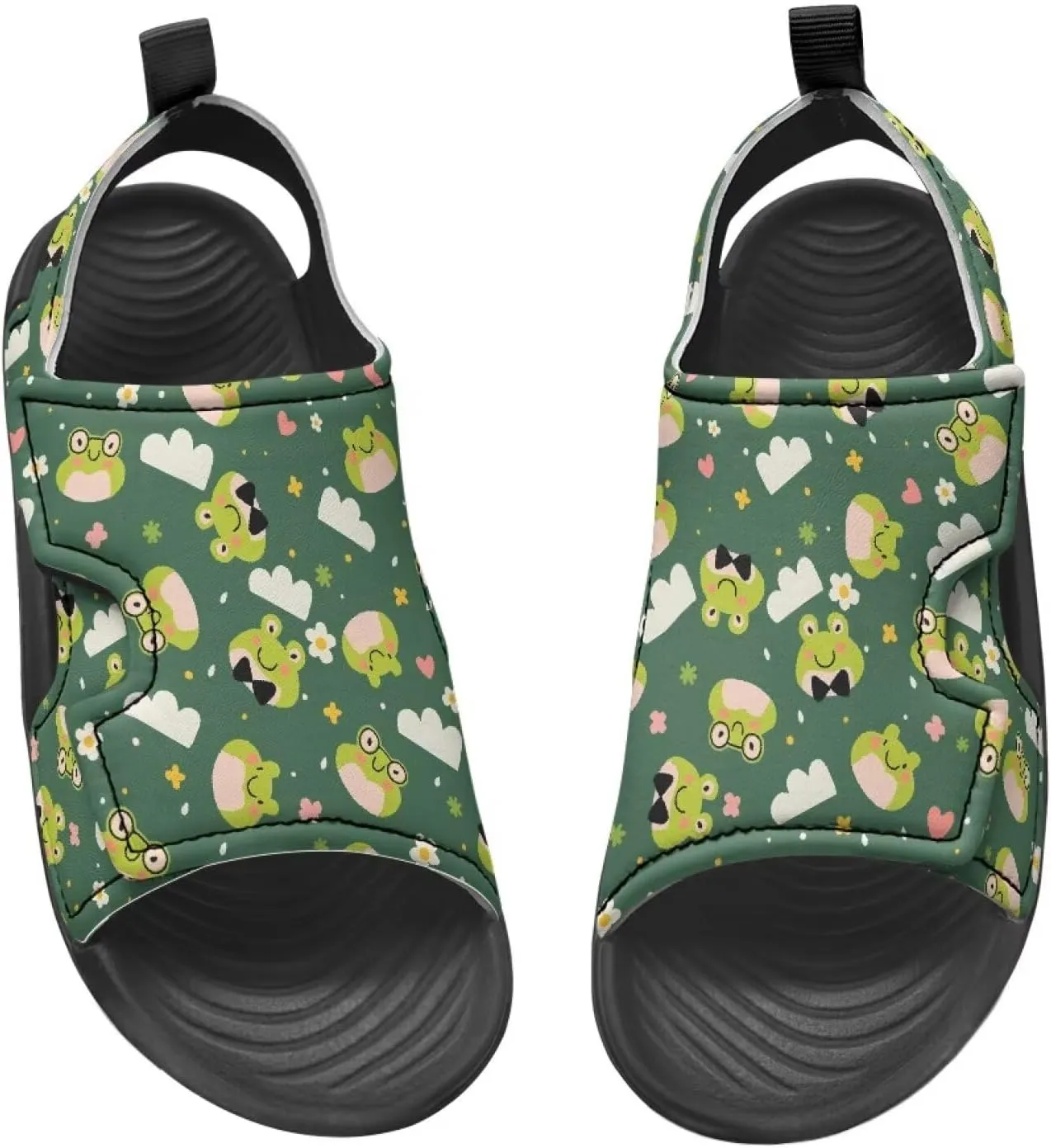 Kids Hook and Loop Sandals for Little Boys - Lightweight, Comfortable, Non-slip, Stable, for Walking and Beach