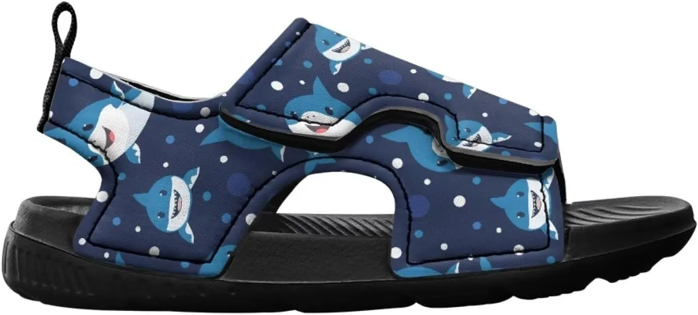Kids Hook and Loop Sandals for Little Boys - Lightweight, Comfortable, Non-slip, Stable, for Walking and Beach