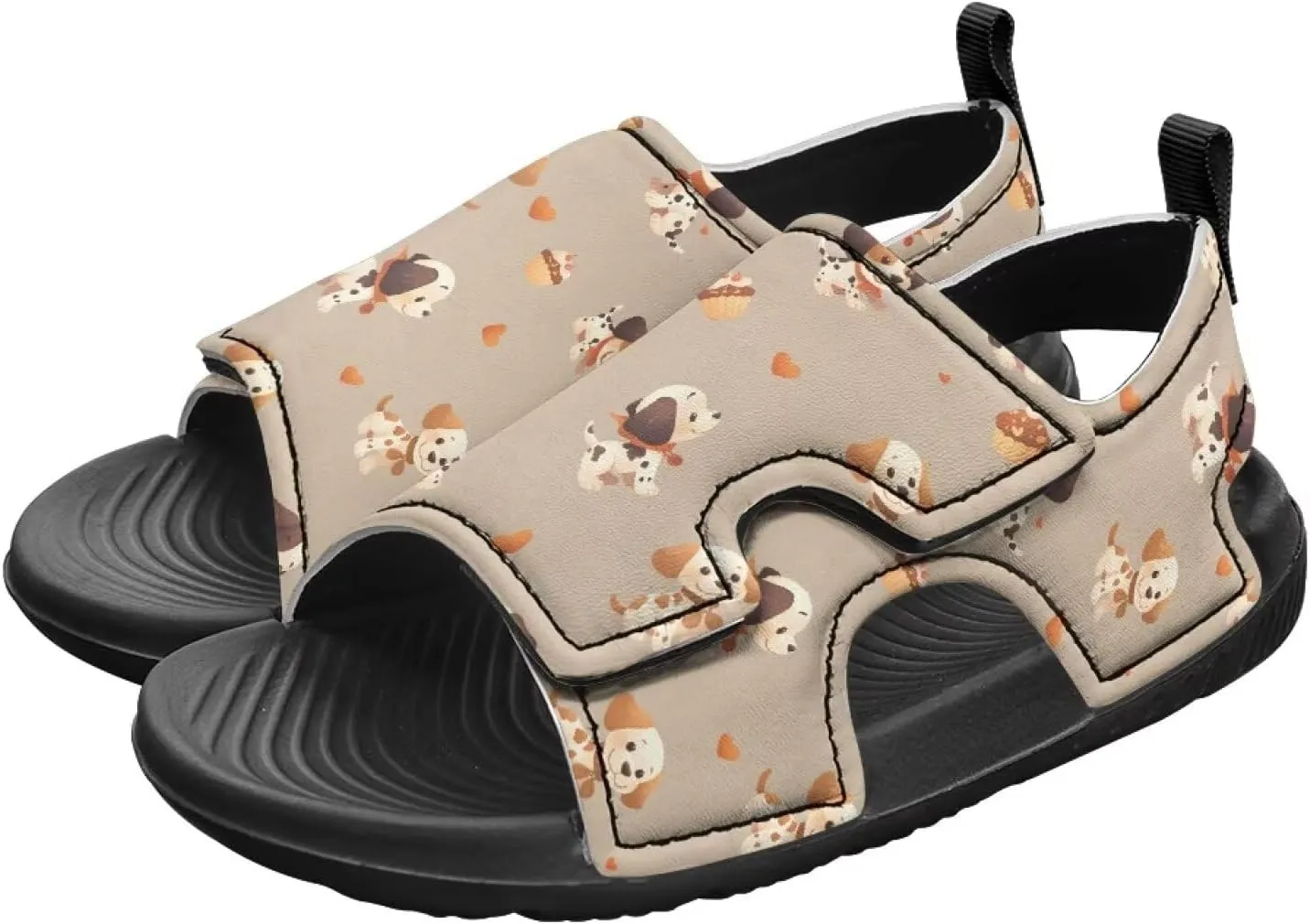 Kids Hook and Loop Sandals for Little Boys - Lightweight, Comfortable, Non-slip, Stable, for Walking and Beach