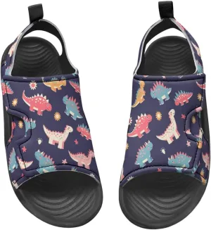 Kids Hook and Loop Sandals for Little Boys - Lightweight, Comfortable, Non-slip, Stable, for Walking and Beach