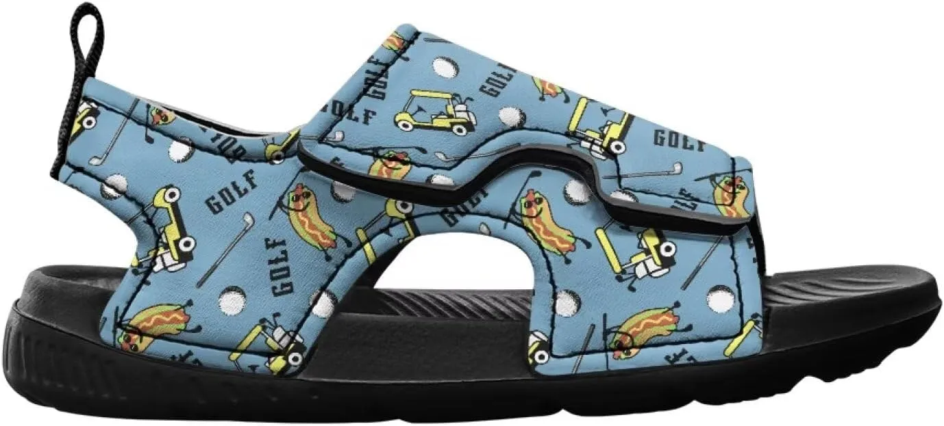 Kids Hook and Loop Sandals for Little Boys - Lightweight, Comfortable, Non-slip, Stable, for Walking and Beach