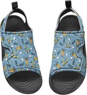 Kids Hook and Loop Sandals for Little Boys - Lightweight, Comfortable, Non-slip, Stable, for Walking and Beach