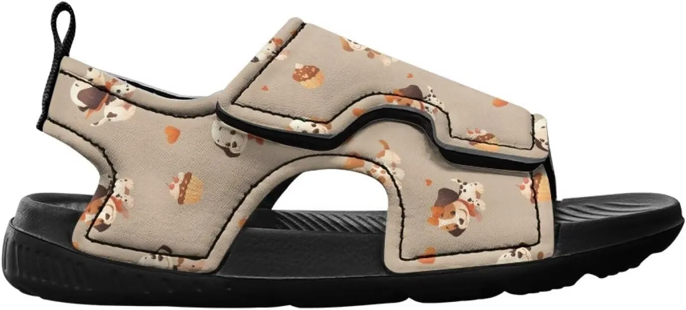 Kids Hook and Loop Sandals for Little Boys - Lightweight, Comfortable, Non-slip, Stable, for Walking and Beach