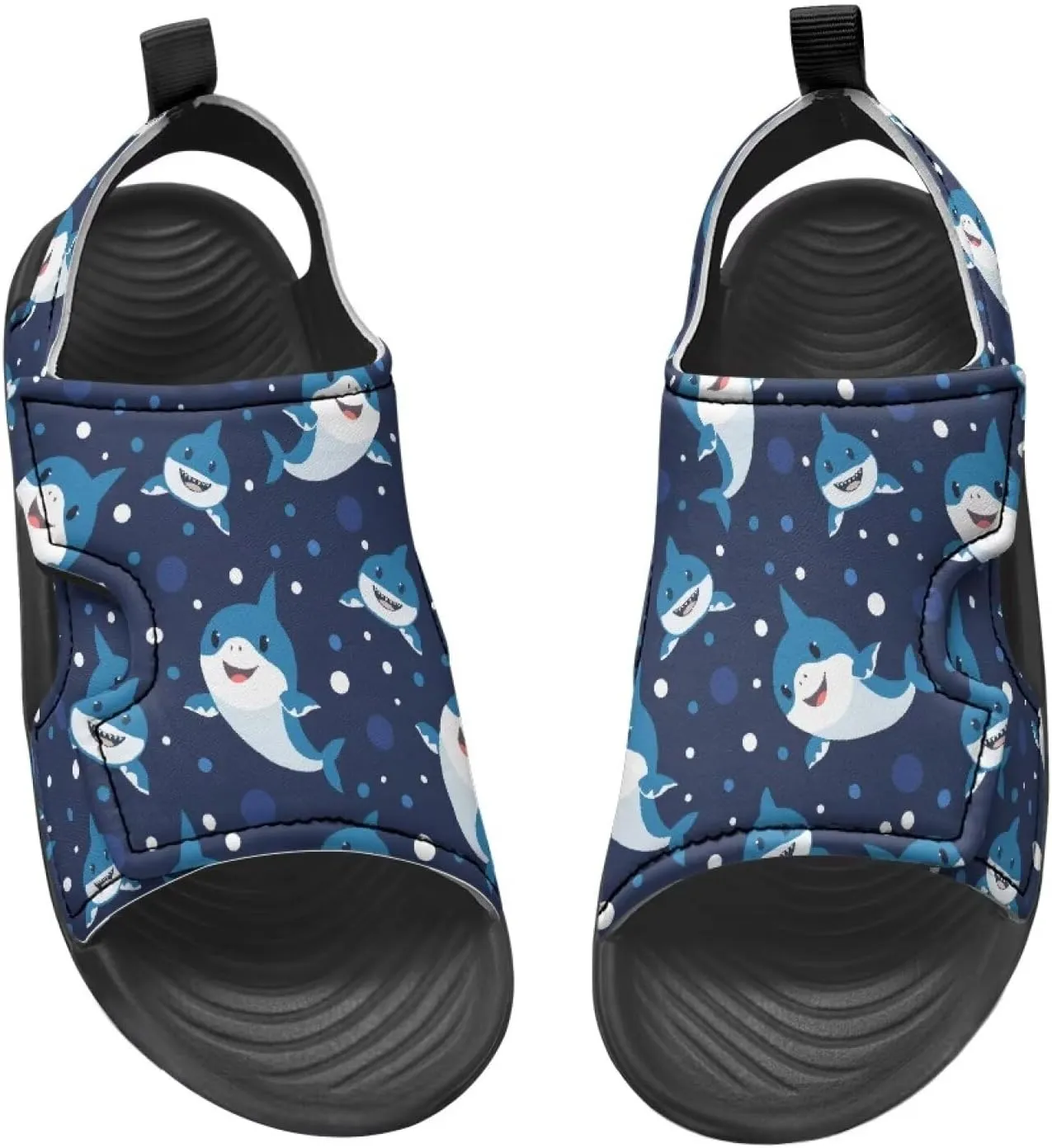 Kids Hook and Loop Sandals for Little Boys - Lightweight, Comfortable, Non-slip, Stable, for Walking and Beach