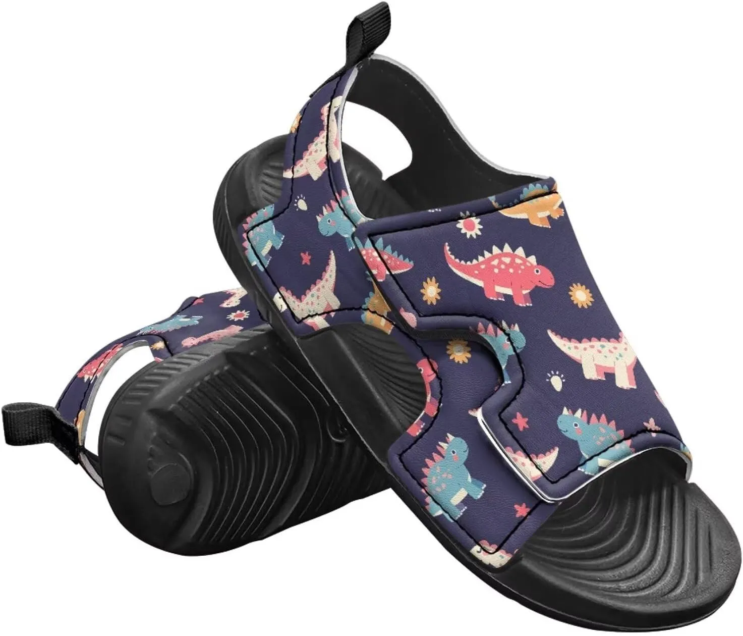 Kids Hook and Loop Sandals for Little Boys - Lightweight, Comfortable, Non-slip, Stable, for Walking and Beach