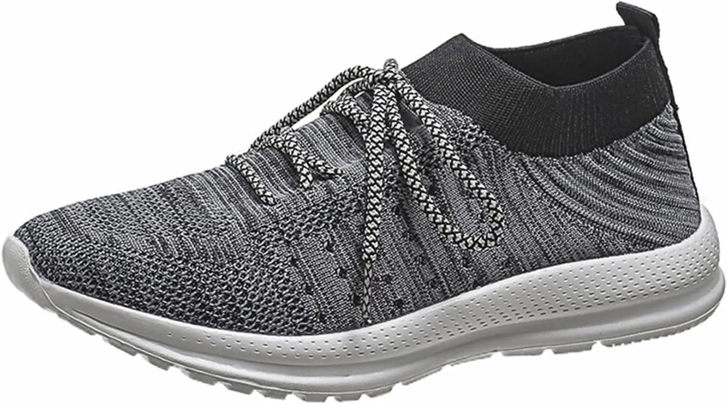 Ladmiple Walking Shoes Women Comfort Slip On Lightweight Sock Shoe Non-Slip Mesh Casual Fashion Tennis Running Sneakers