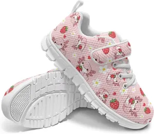 Little Girls Shoes Hook and Loop Fasteners Tennis Shoes Non Slip Athletic Sneakers