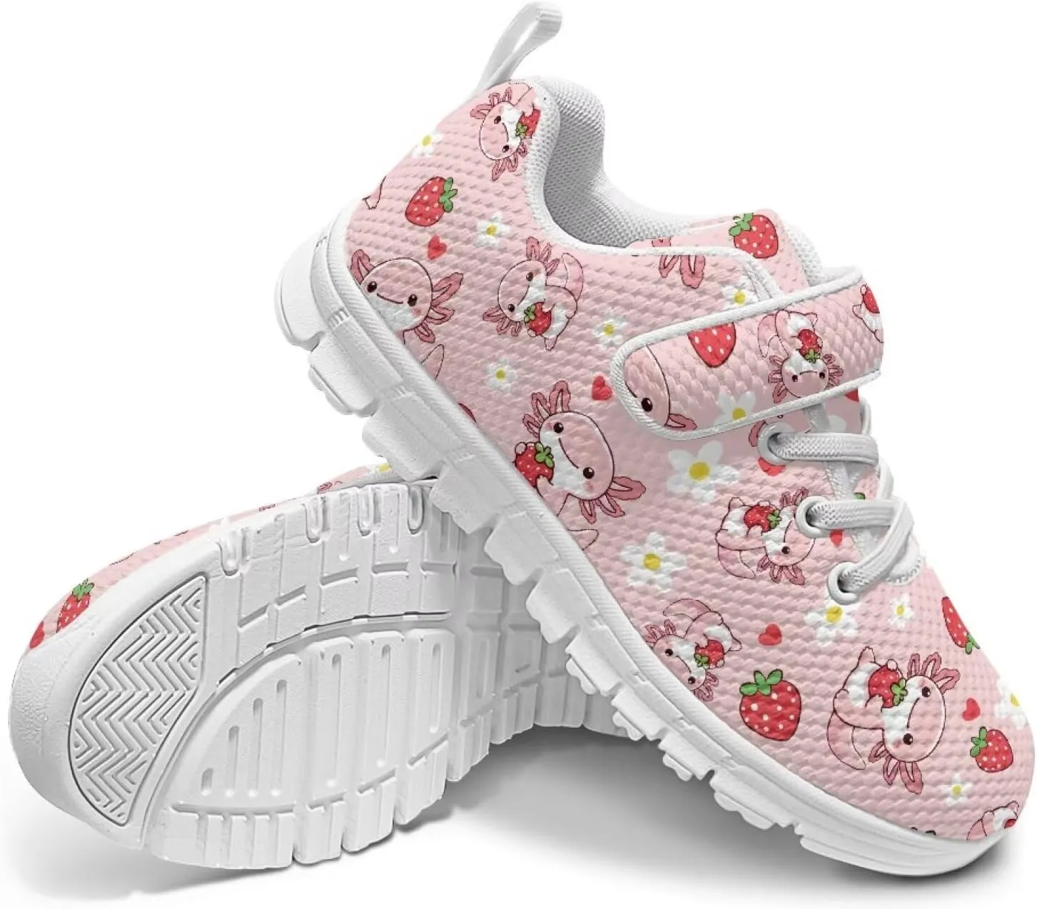 Little Girls Shoes Hook and Loop Fasteners Tennis Shoes Non Slip Athletic Sneakers