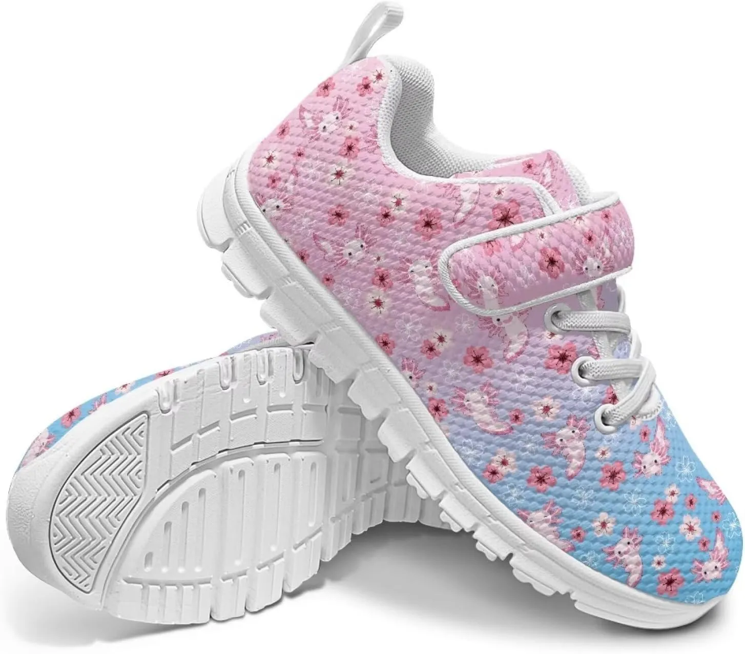 Little Girls Shoes Hook and Loop Fasteners Tennis Shoes Non Slip Athletic Sneakers