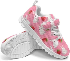 Little Girls Shoes Hook and Loop Fasteners Tennis Shoes Non Slip Athletic Sneakers