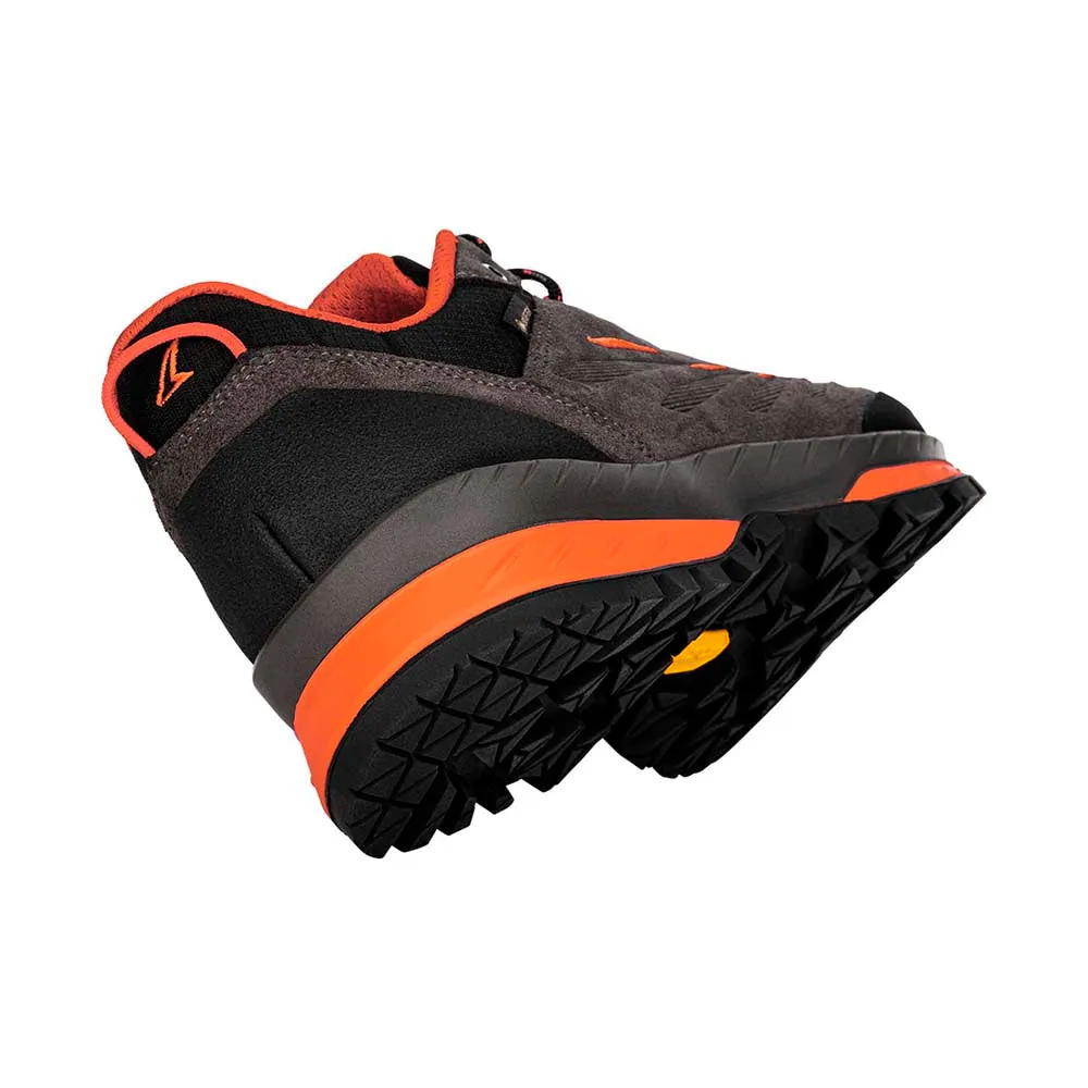 Lowa Delago GTX Lo trekking shoes, grey/orange